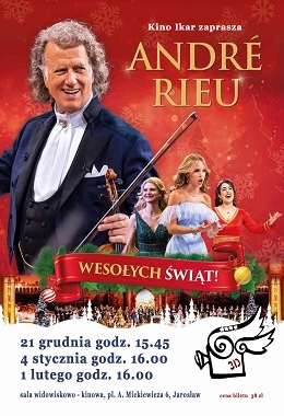 Andre Rieu Wesołych Świat. Nowy koncert Bożonarodzeniowy